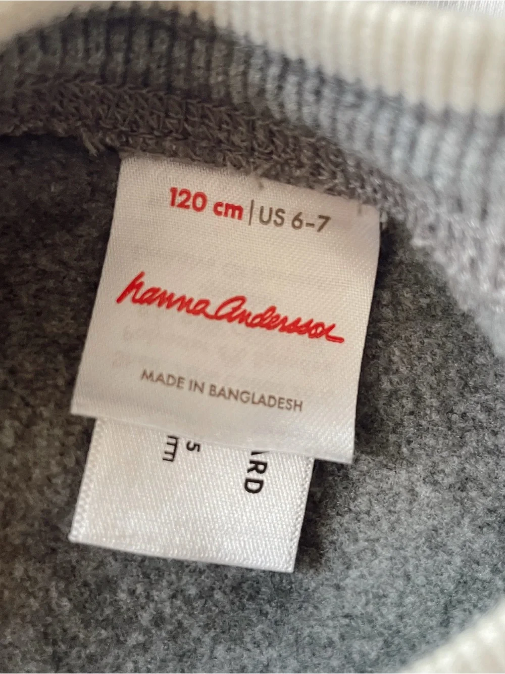 HANNA ANDERSSON Track Suit Sweat Suit Sweatshirt Sweat Pants Gray Matching